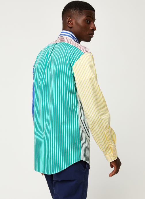 Polo Ralph Lauren Chemise ML Fun Shirt Slim Pony Blanc Polo Ralph Lauren Chemise ML Fun Shirt Slim Pony Blanc